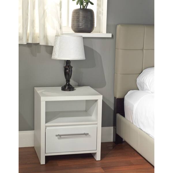 Simple Living White Night Stand - On Sale - Overstock ...