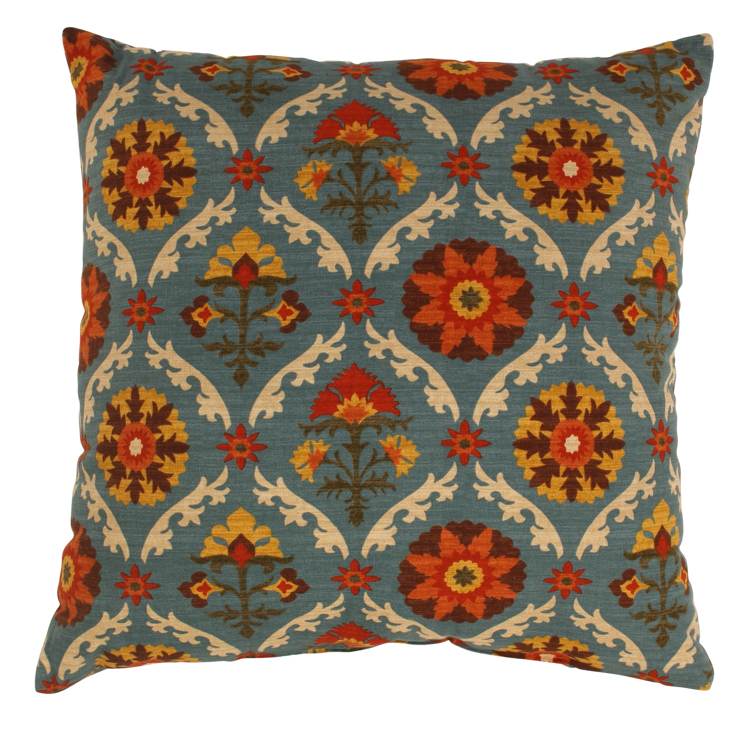 Pillow Perfect 'Mardin' Blue Floor Pillow Pillow Perfect Throw Pillows