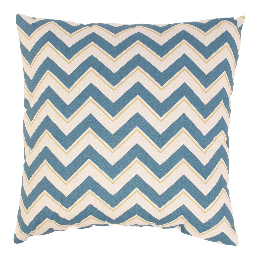 Chevron 18-inch Seaport Throw Pillow