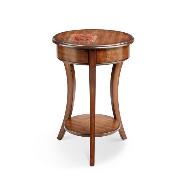 Shop Artisan Postage Accent Chair Side Table Overstock 7217753