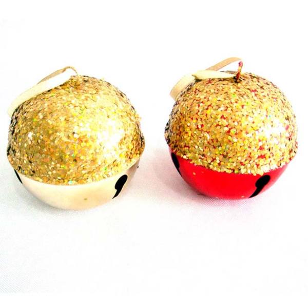 Gold 5.5 inch Bells (Set of 2) Seasonal Decor