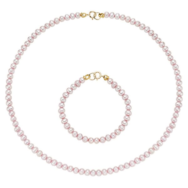 flower girl necklace and bracelet set