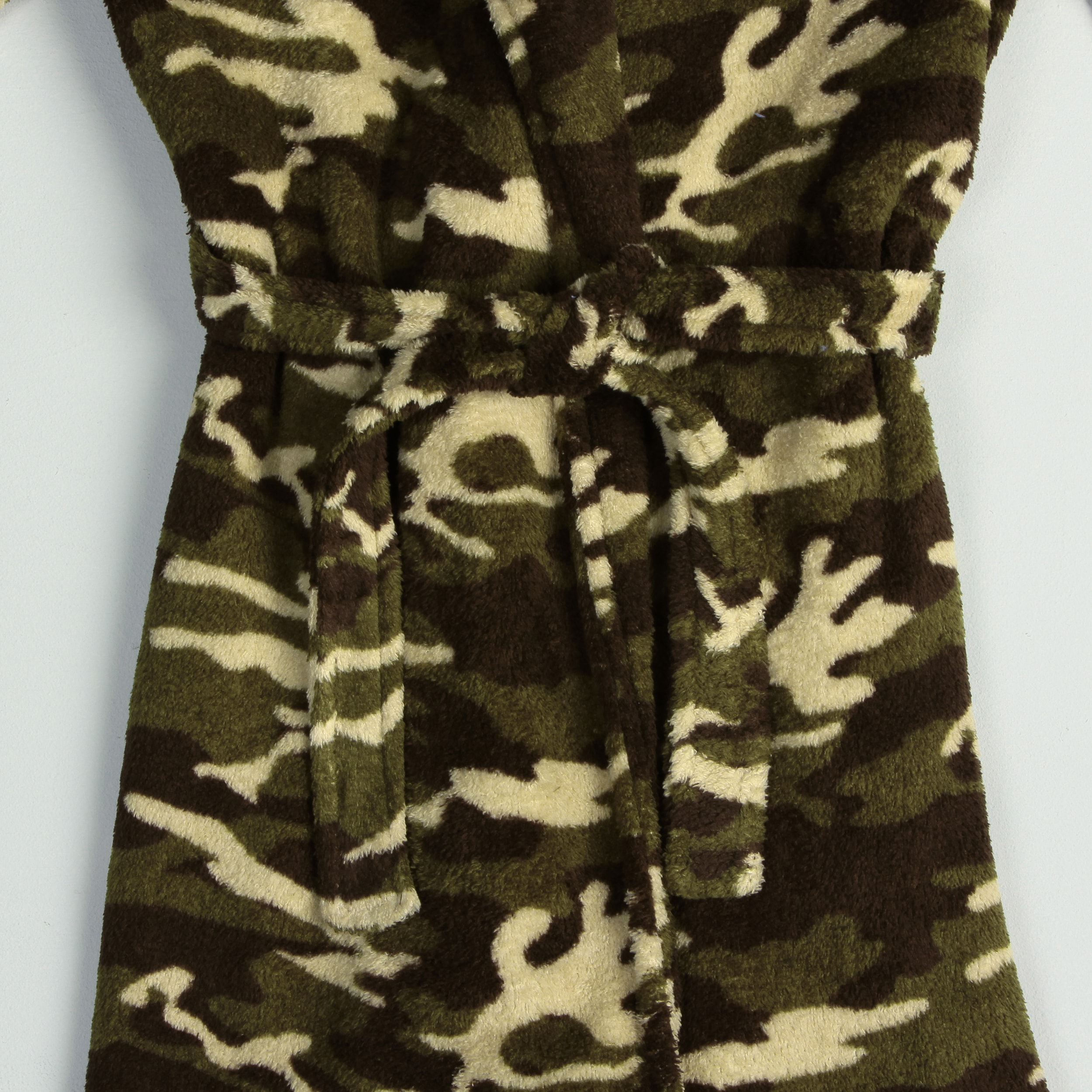 boys camo dressing gown
