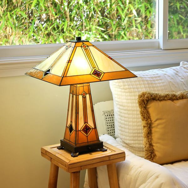 mission style bedside lamps