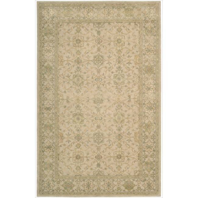 Nourison Hand-tufted Area Rug - 8'6" x 11'6" - Beige - Rectangle