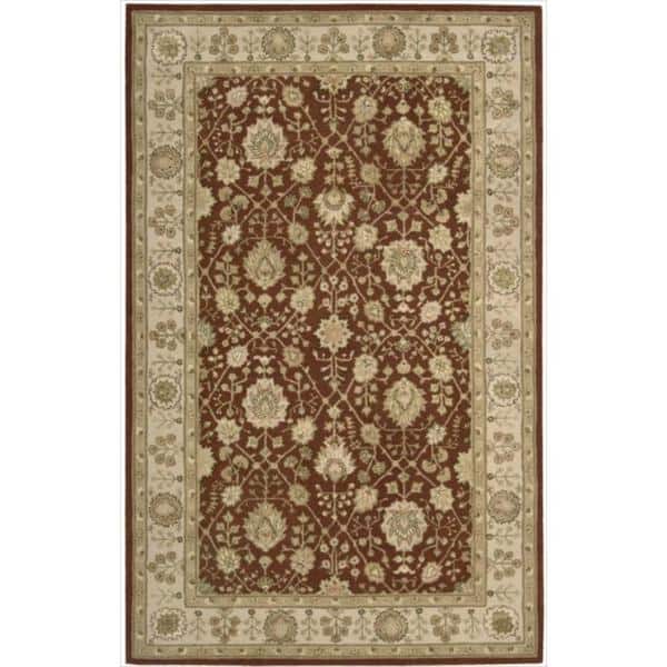 Nourison Hand-tufted Area Rug - 2'6" x 4'2" - Dark Red - Runner/Rectangle