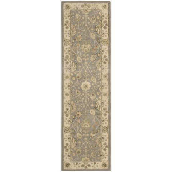 Nourison Hand-tufted Area Rug - 2'6" x 12' Runner - Taupe - Runner/Rectangle