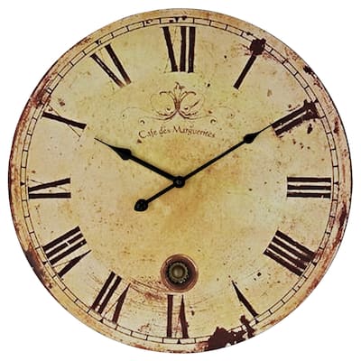 Vintage Expression Wall Clock