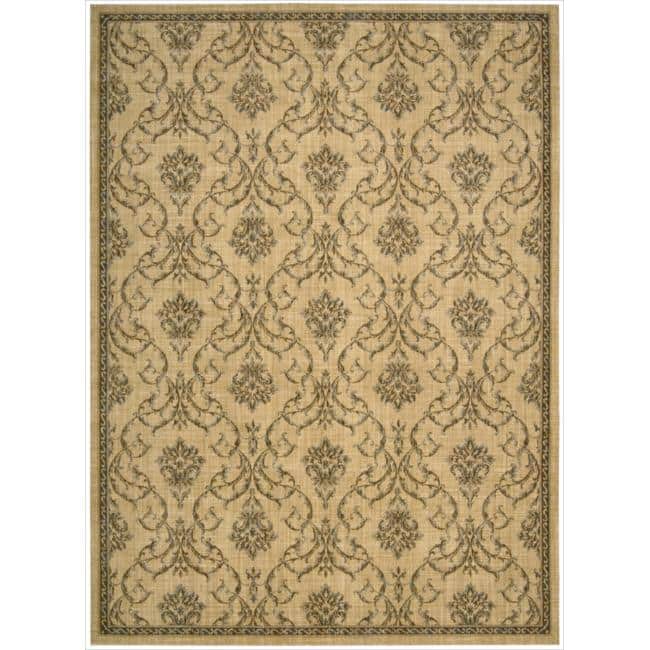 Nourison Radiant Impressions Area Rug - 7' 9" x 10' 10" - Beige - Runner/Rectangle
