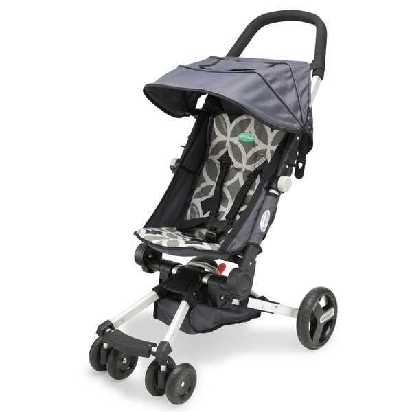 QuickSmart Easy Fold Stroller in Geometric Grey Free Shipping Today