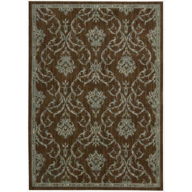 Nourison Radiant Impressions Area Rug - 3'6" x 5'6" - Brown - Runner/Rectangle