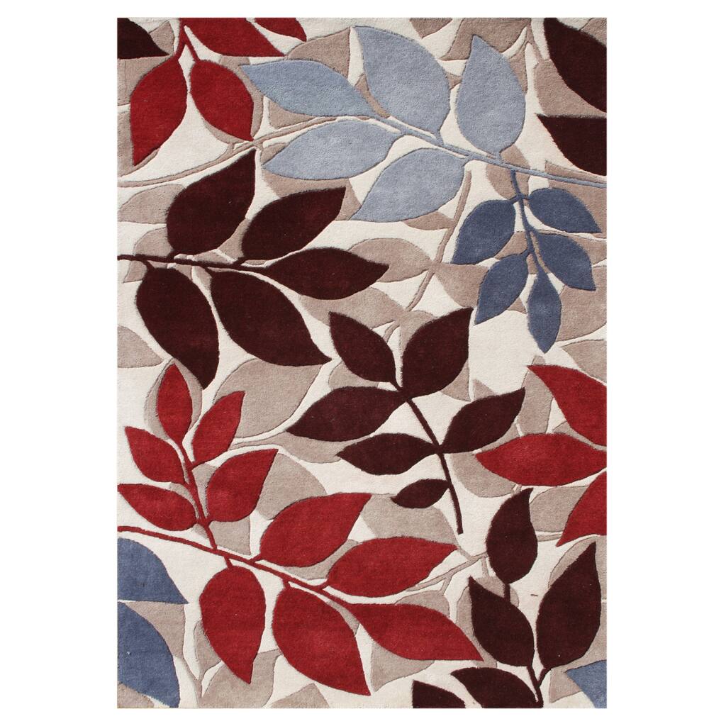 Alliyah Hand Made Tufted Dew New Zealand Blend Wool Rug - 5' x 8'