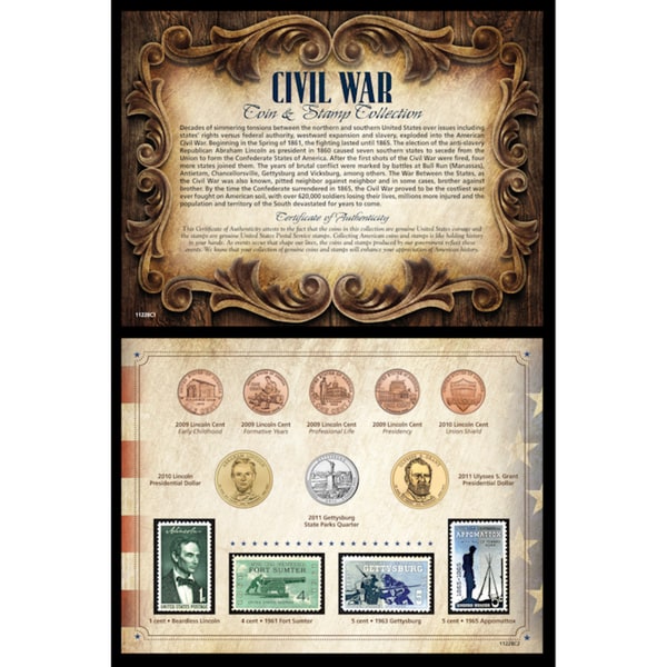 American Coin Treasures Civil War Coin and Stamp Collection