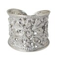 Handmade Sterling Silver Mae Ping Jasmine Blossom Grace White Ring (Thailand)