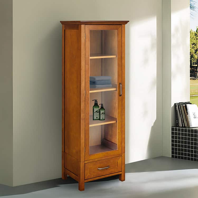 Chamberlain Linen Tower Storage Cabinet by Teamson Home