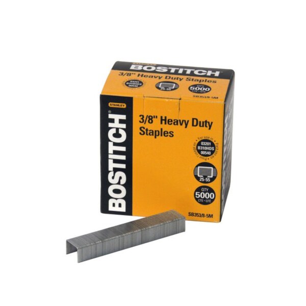 Stanley Bostitch Premium Quality Heavy-duty 0.375-inch Staples (Box of 5,000)