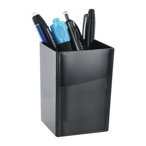 Universal Desk Black Plastic Pen Pencil Cup Holder 641a49b6 db7a 44b1 95b5 fb24841b2eb9_600