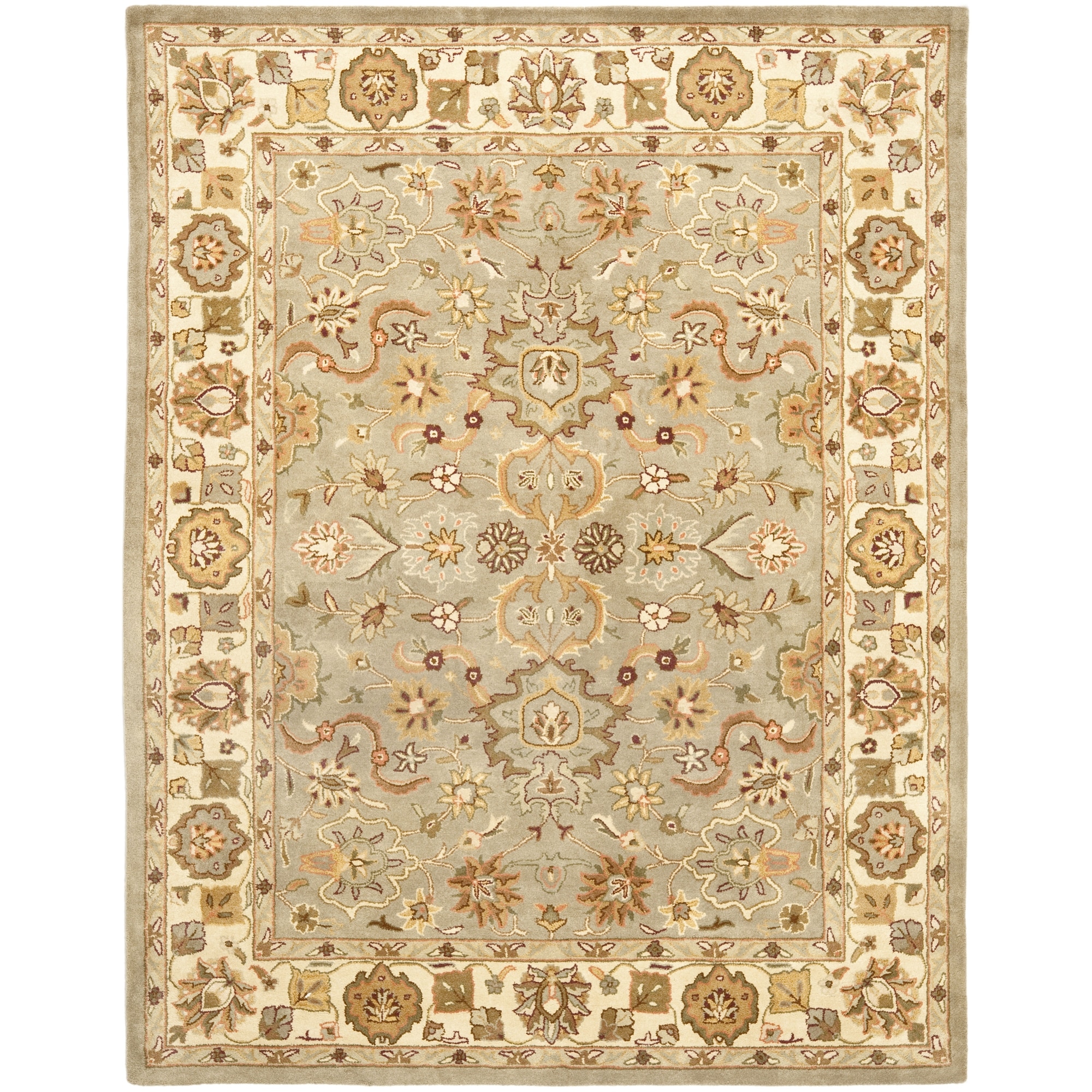 Handmade Heritage Oushak Light Green/beige Wool Rug (9 X 12)