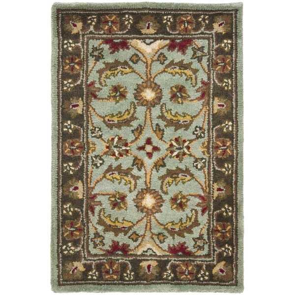 Safavieh Handmade Heritage Blue/ Brown Wool Rug (3 x 5)   14715313