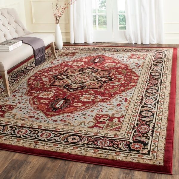 Safavieh Lyndhurst Traditional Oriental Red/ Black Rug - 9' x 12'