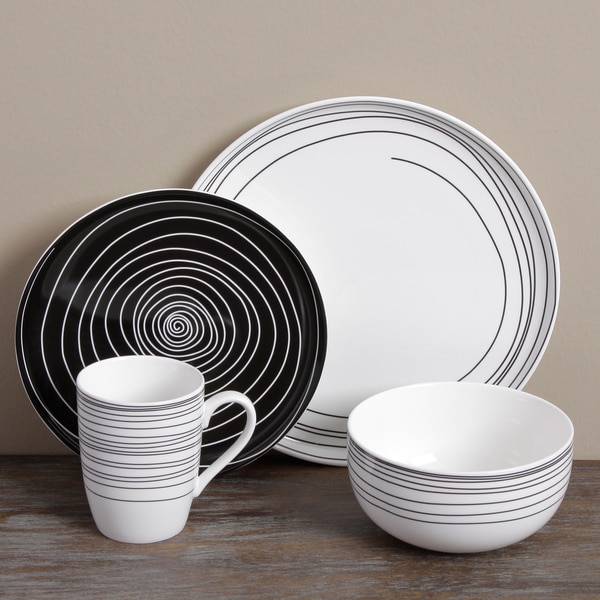 Shop Tabletops Unlimited Wildwood 16pc Dinnerware Set Free Shipping
