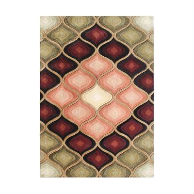 Alliyah Handmade Gray Sand Mix New Zealand Blend Wool Rug (5' x 8') - 5' x 8'