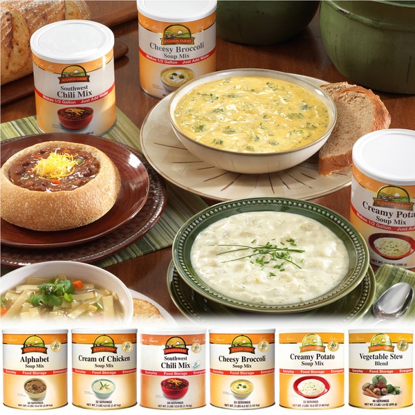 Augason Farms Food Storage Soup Variety 6 Pack Augason Farms Food Storage