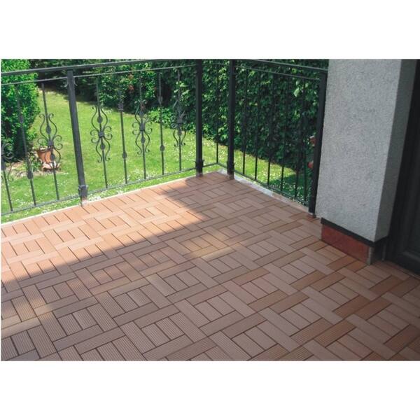 Shop Bamboo 12 Inch Floor Tiles Pack Of 11 Free Shipping Today