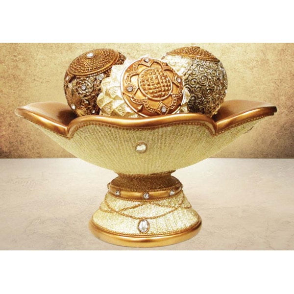 Shop American Atelier Decorative FourPiece Orb Set W/ Bowl Free Shipping On Orders Over 45