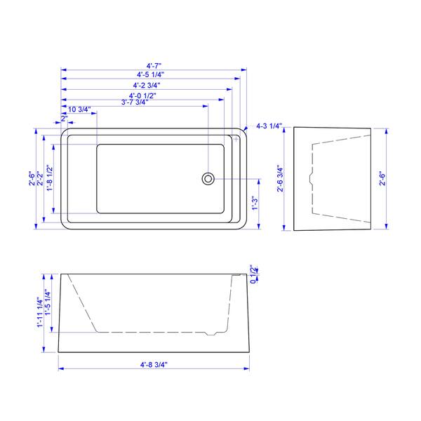 Aquatica Purescape 327b Freestanding Acrylic Bathtub - Bed Bath 