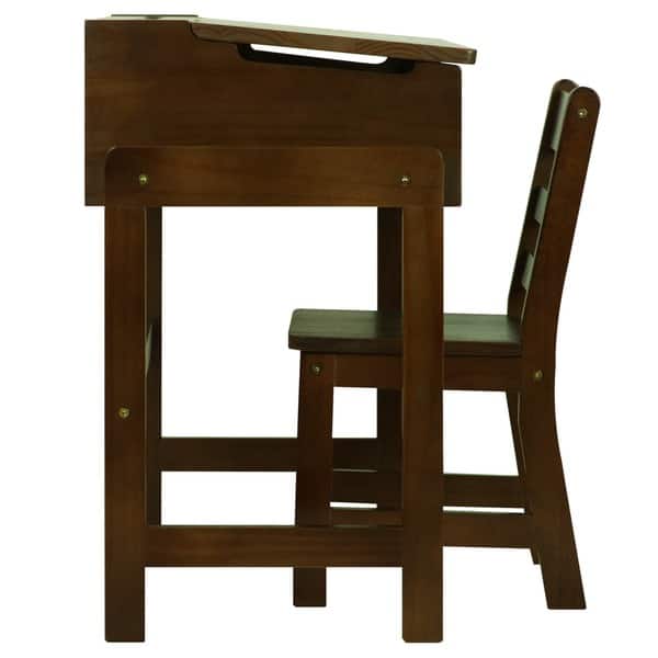 Shop Child S Slanted Top Desk With Chair Overstock 7253000
