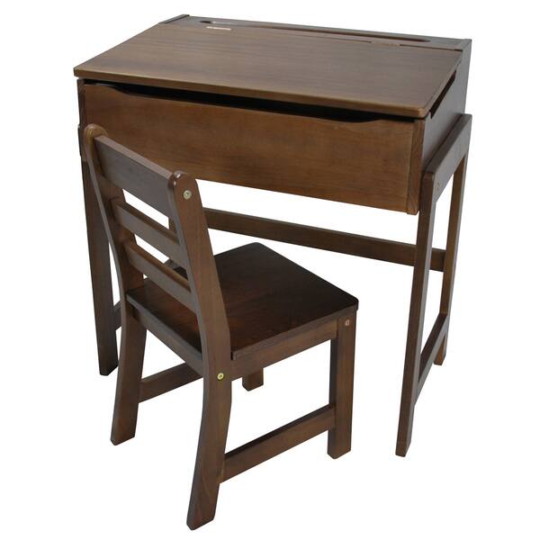 Shop Child S Slanted Top Desk With Chair Overstock 7253000