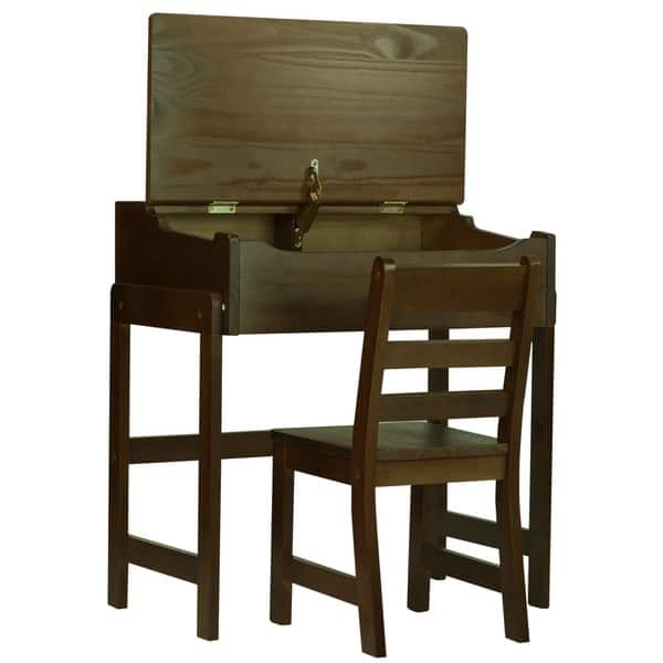 Shop Child S Slanted Top Desk With Chair Overstock 7253000