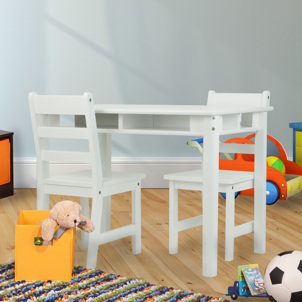 Shop Children's Wood Rectangular Table/Chair Set - On Sale ...
