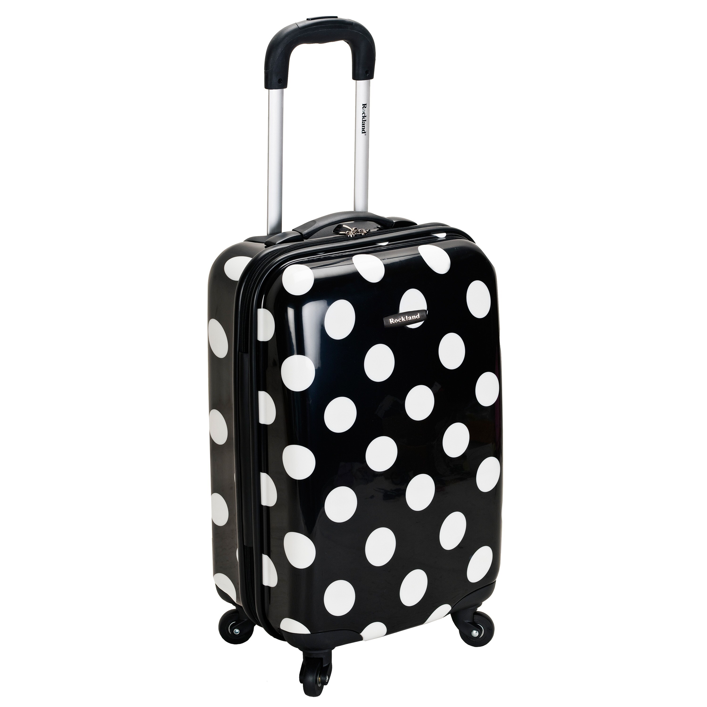 polka dot carry on luggage