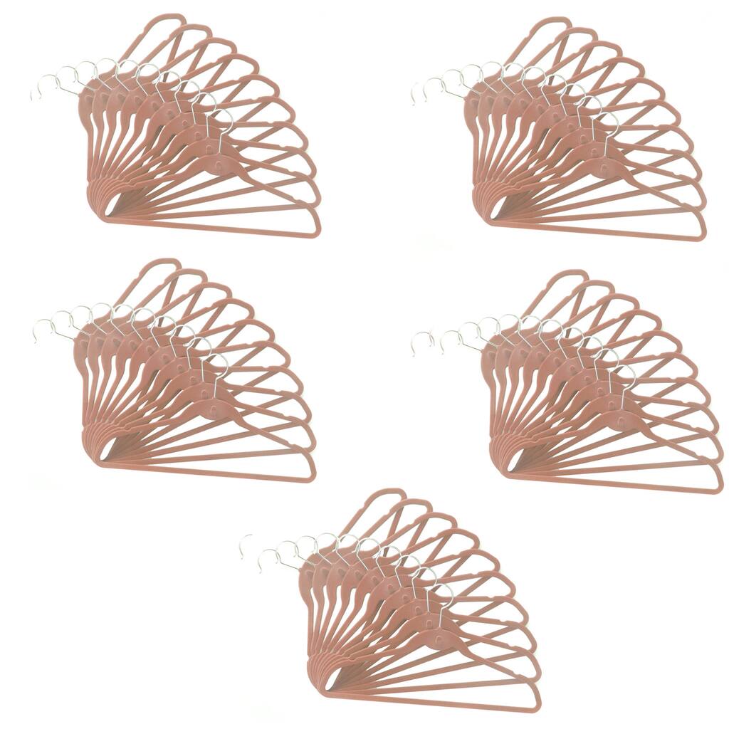 ClutterFREE Taupe Cascade Hangers (50 Count)