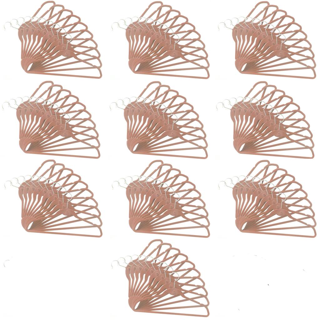 ClutterFREE Cascade Hangers Taupe (100 Count)