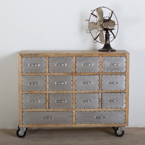 Shop Amritsar Reclaimed Wood 14drawer Dresser (India) Free Shipping