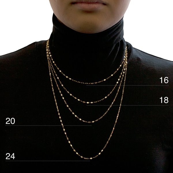 Длина цепочки на шею для женщин фото
