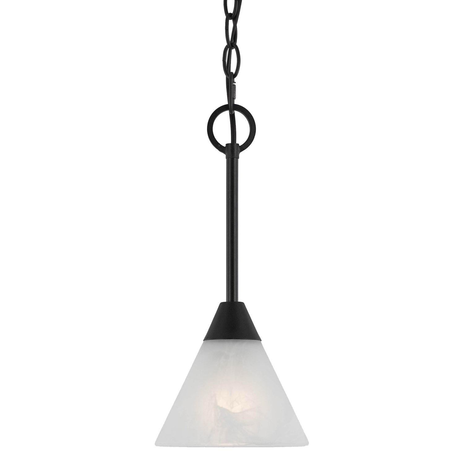 Transitional 1 Light Mini Pendant In English Bronze