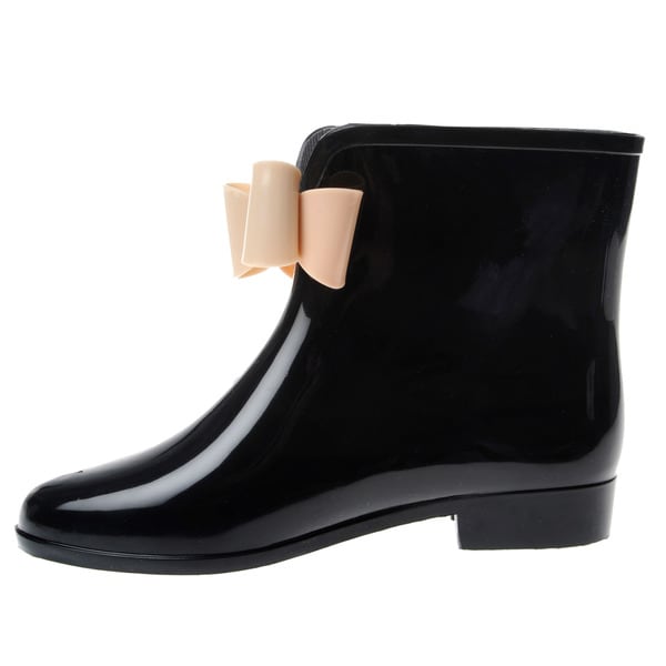 henry ferrera rain boots with bow