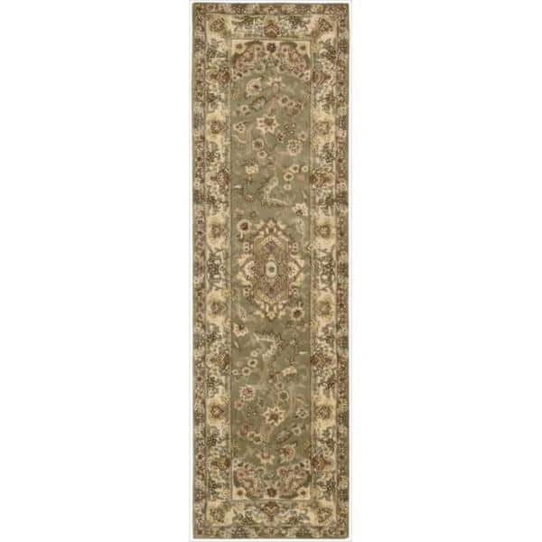 Nourison Hand-tufted Traditional Persian Wool Silk Area Rug