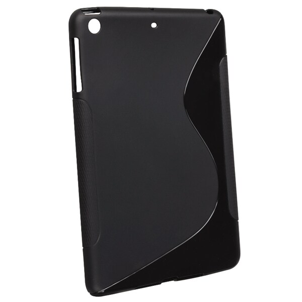 BasAcc Black S Shape TPU Rubber Case for Apple iPad Mini BasAcc Tablet PC Accessories