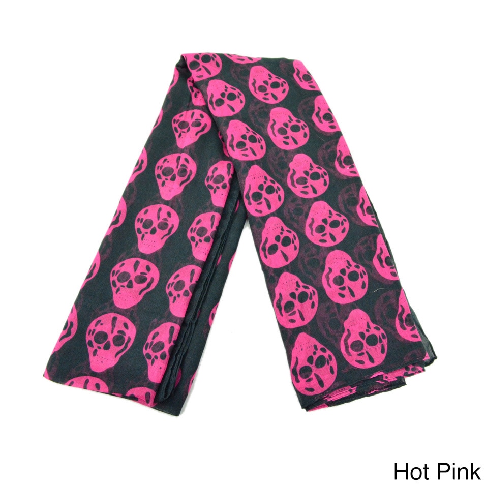 La77 Skull Print Scarf