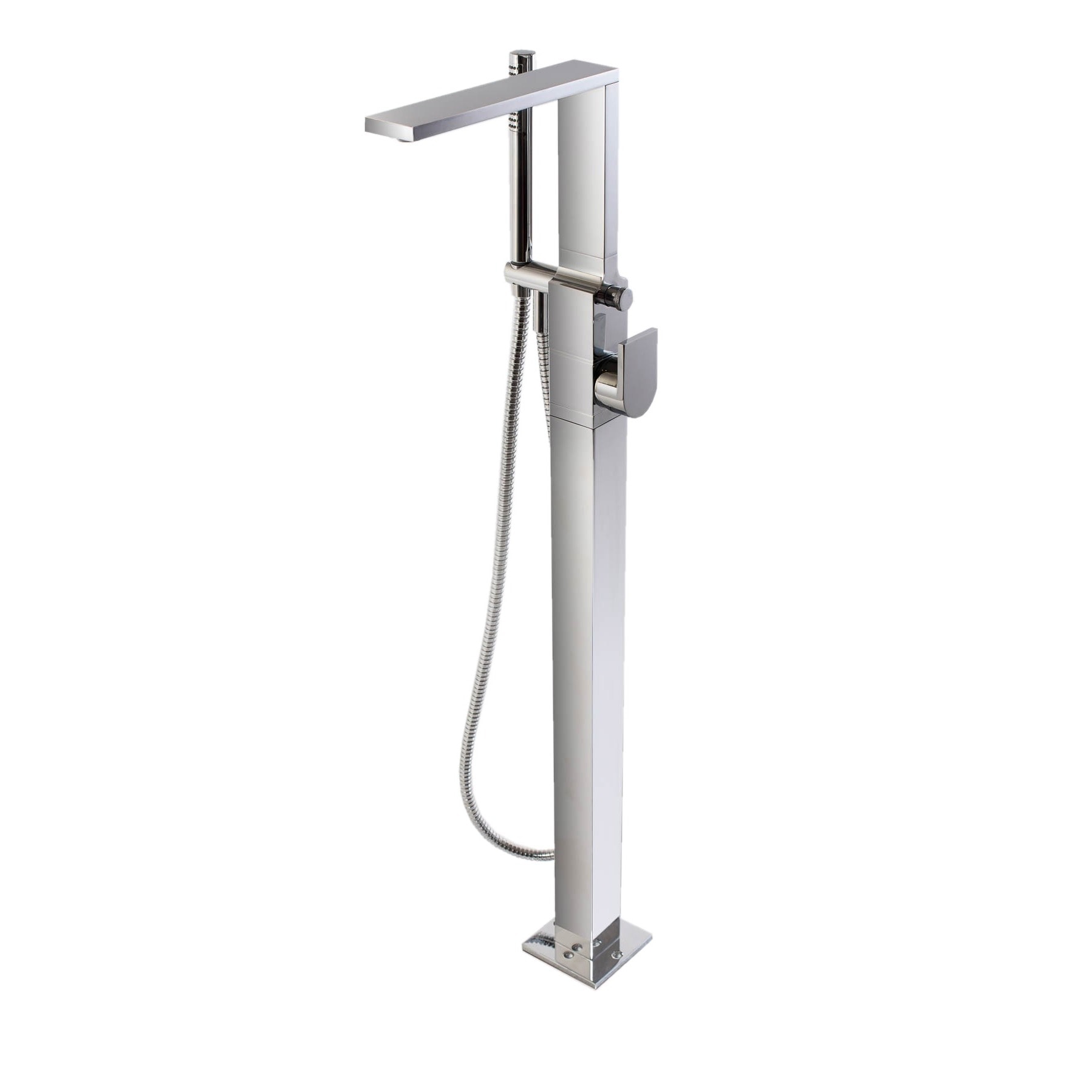 Aquatica B700 cp Metro Floor Mounted Tub Filler Faucet