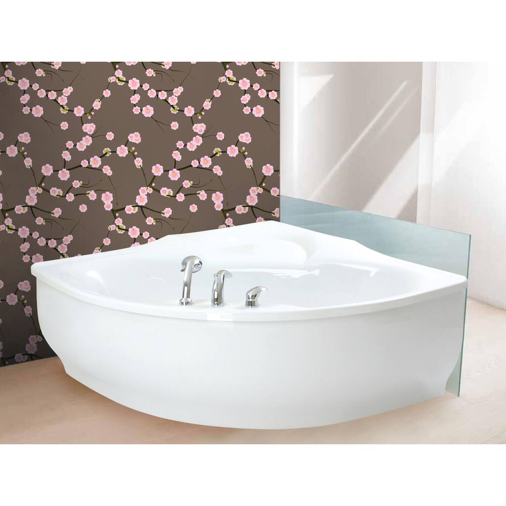 Aquatica PureScape 314 Corner Acrylic Bathtub
