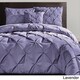 VCNY Carmen 4-piece Queen Size Comforter Set in Navy (As ...