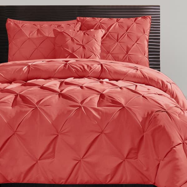 Shop Vcny Carmen Pintuck 4 Piece Comforter Set On Sale Free