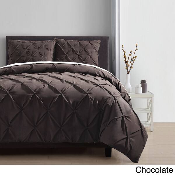 Shop Vcny Carmen Pintuck 4 Piece Comforter Set On Sale Free