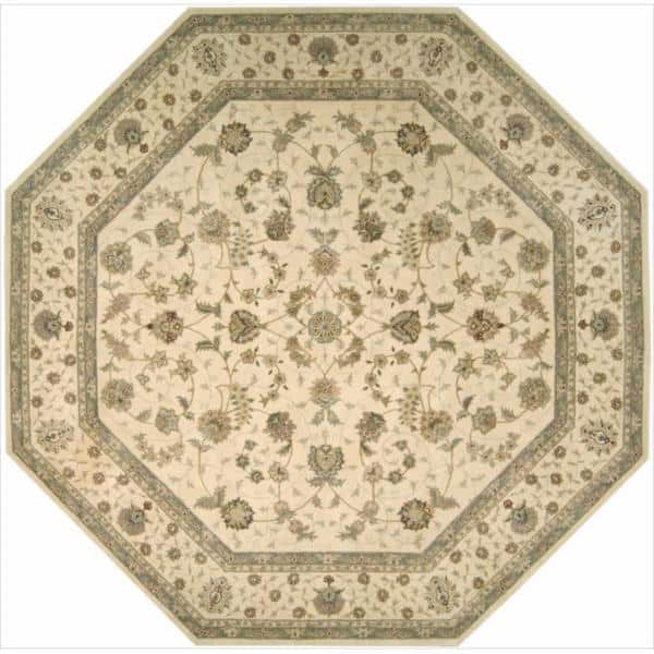 Nourison Hand-tufted Floral Scroll Traditional Persian Area Rug